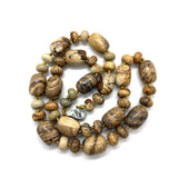 18" Natural Stone Semi-precious Beads Necklace