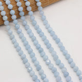 Sapphire Round Faceted Beads 8mm Natural Stone Semi-precious for DIY Necklace
