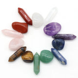 Chakra Reiki Healing Stone Set 14PCS Quartz Mineral Ornament
