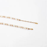 Natural Stone Shell Pearls Women Necklace Vintage Jewelry