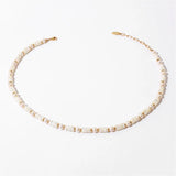 Natural Stone Shell Pearls Women Necklace Vintage Jewelry