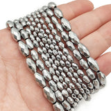 Silver Hematite Spacer Beads 3/4/5/6MM for DIY Jewelry Making