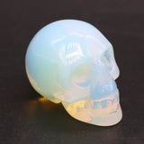 Natural Stone Skull Rough Stone Ornaments 1PCS DIY Necklace Jewelry Finding