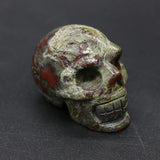 Natural Stone Skull Rough Stone Ornaments 1PCS DIY Necklace Jewelry Finding