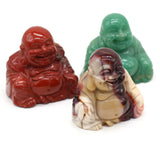 Natural Stone Small Decoration Happy Maitreya Buddha Ornament