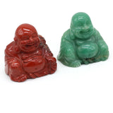 Natural Stone Small Decoration Happy Maitreya Buddha Ornament