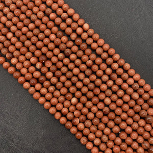 Smooth Sand Stone Beads for Bracelet Making