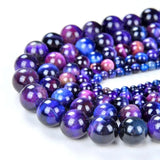 Multicolor Tiger Eye Agate Round Beads for Jewelry Making DIY