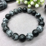 Natural Stone Obsidian Bracelet for Men Gift