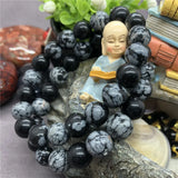 Natural Stone Obsidian Bracelet for Men Gift