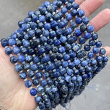 Sodalite Faceted Olive Shape Beads for Jewelry Making