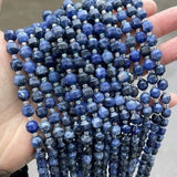 Sodalite Faceted Olive Shape Beads for Jewelry Making