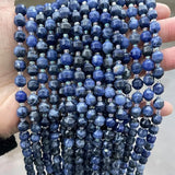 Sodalite Faceted Olive Shape Beads for Jewelry Making