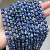Sodalite Faceted Olive Shape Beads for Jewelry Making