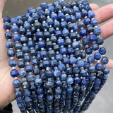 Sodalite Faceted Olive Shape Beads for Jewelry Making