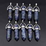 Sodalite Stone Pendant for Jewelry Making