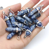 Sodalite Stone Pendant for Jewelry Making