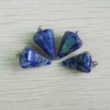 Sodalite Pendants Necklace for Jewelry Making 12pcs/lot