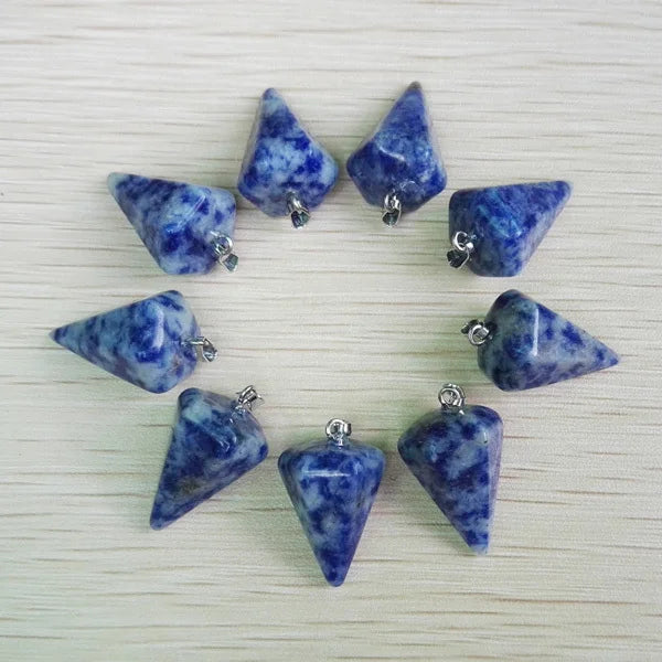 Sodalite Pendants Necklace for Jewelry Making 12pcs/lot