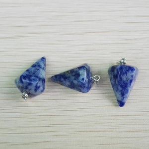 Sodalite Pendants Necklace for Jewelry Making 12pcs/lot
