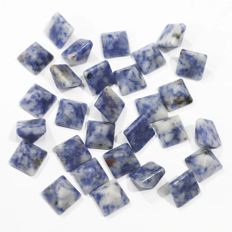 Sodalite Pyramid Gemstone Aventurine Chakra Sandstone Home Statue