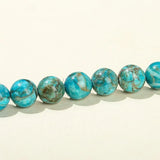 South African Turquoise Bead Round Loose Spacer Bead 6 8 10mm