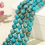 South African Turquoise Bead Round Loose Spacer Bead 6 8 10mm