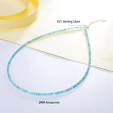 2MM Natural Stone Tourmaline Necklace