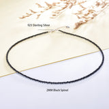2MM Natural Stone Tourmaline Necklace