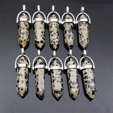 Natural Stone Pendant Set for Jewelry Making