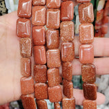 Natural Stone Square Beads Agate Amethyst Opal Stone Beads Bracelet