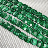 Natural Stone Square Faceted Beads Crystal Loose Beads for Jewelry Making