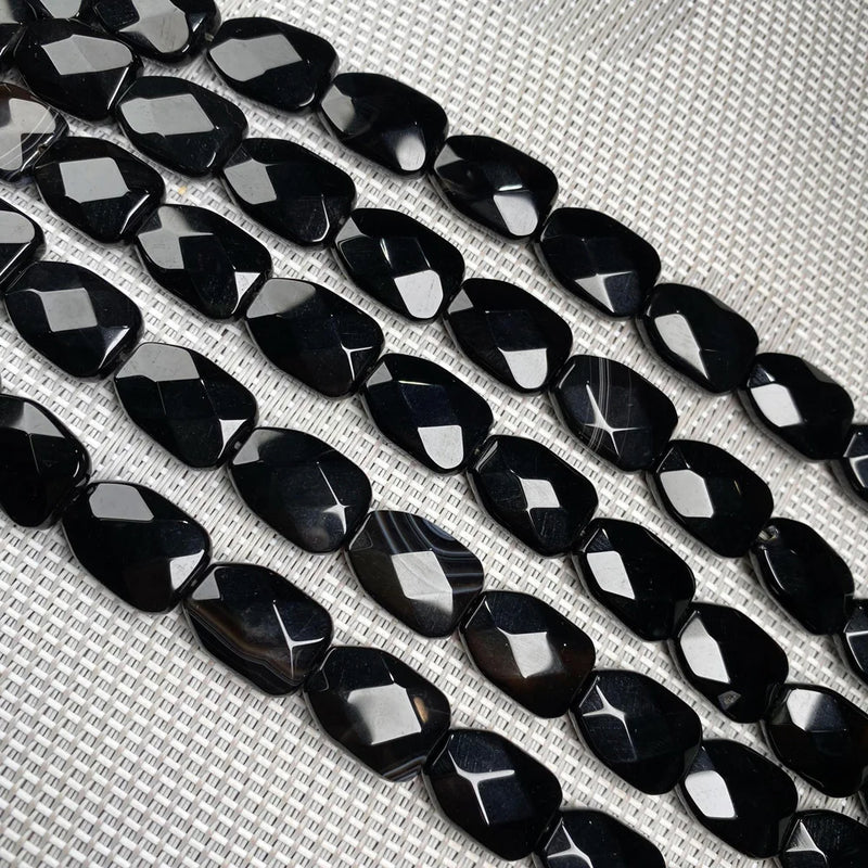 Stone Square Faceted Crystal Beads for Jewelry Making