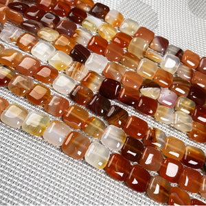 Natural Stone Square Loose Beads Crystal String Bead for Jewelry Making