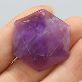 Natural Stone Star of David Pendants for Jewelry Making