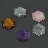 Natural Stone Star of David Pendants for Jewelry Making