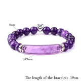 Green Aventurine Stone Bracelet with Bar Charm