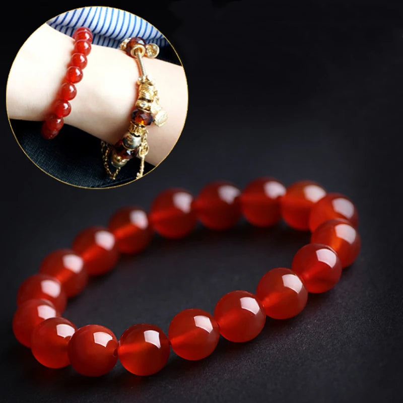 8mm Pink Quartz Aventurine Agate Bracelet Reiki Healing