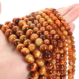 Sun Yellow Tiger Eye Stone Round Loose Beads 4/6/8/10/12MM
