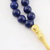 Natural Stone Tassel Pendant 99 Prayer Beads Islamic Muslim Tasbih