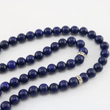 Natural Stone Tassel Pendant 99 Prayer Beads Islamic Muslim Tasbih