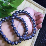 Natural Stone Terahertz Bead Bracelet Men Women Magnet Bracelets