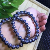 Natural Stone Terahertz Bead Bracelet Men Women Magnet Bracelets