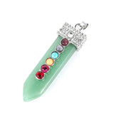 Tiger Eye Amethyst Pink Crystal Opal Pendulum Reiki Pendants