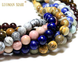Natural Stone Tiger Eye Labradorite Amazonite Beads 4-12MM