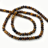 Tiger's Eye Beaded Jewelry Making DIY Necklace 15-inch