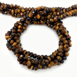 Tiger's Eye Beaded Jewelry Making DIY Necklace 15-inch