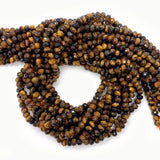 Tiger's Eye Beaded Jewelry Making DIY Necklace 15-inch