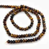 Tiger's Eye Beaded Jewelry Making DIY Necklace 15-inch