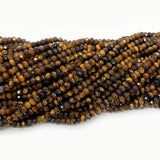 Tiger's Eye Beaded Jewelry Making DIY Necklace 15-inch